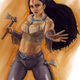 Illustration for article titled Gladiator Ariel, and other crazy designs from a nonexistent Disney Princess fighting game